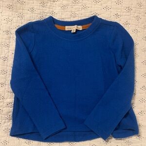 Copper Key Bright Blue Long Sleeve Knit Top